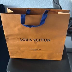 Louis Vuitton Large Orange Shopping Bag
